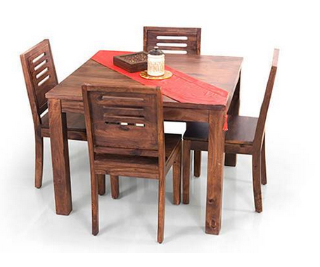 Four Seater Square Dining Set